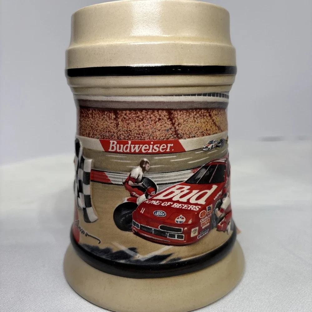24oz‎ Big 1993 Budweiser Racing Bill Elliot Junior Johnson Beer Stein Mug NASCAR